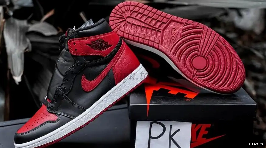 Banned 1 Retro PK TO GOD SHIP Jordan RETAIL MATERIALS Bred 2016 READY High 0506